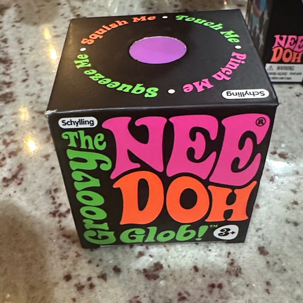 The Groovy Gloopy Nee Doh Kids Toy - Pink & Orange - Picture 3 of 10
